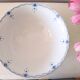 Large Terre de Fer salad bowl, Saphir model, Sarreguemines, French manufacturer