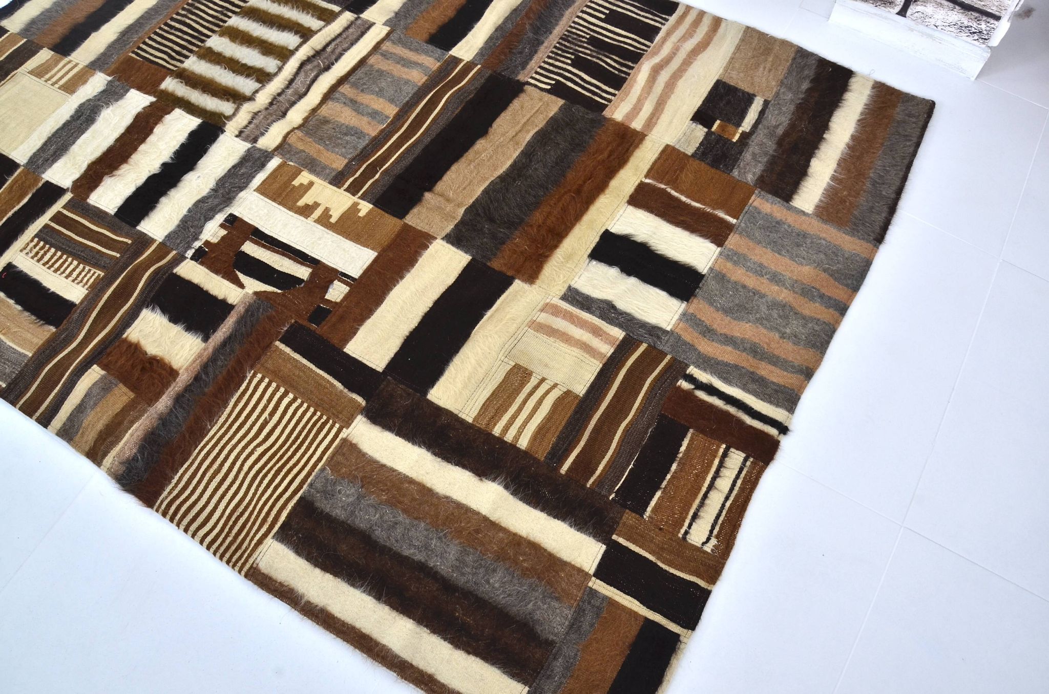 Tapis kurde vintage fait main sku 3049