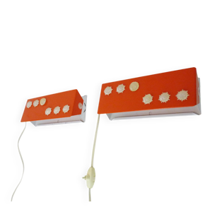 paire d'appliques murales - pivotant