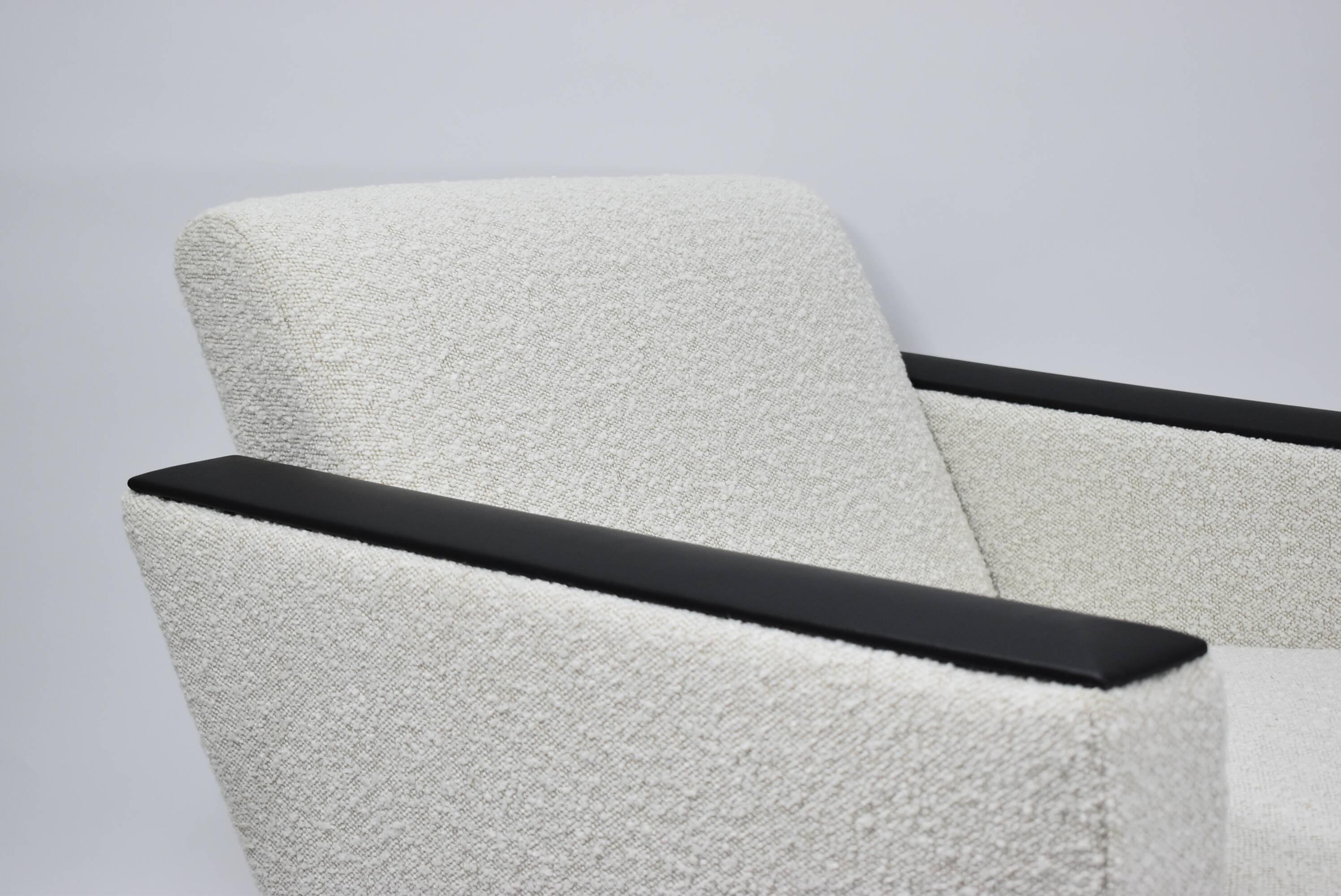 Vintage Deutsche Democratic Republic DDR, 60s, White Bouclé