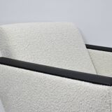 Vintage Deutsche Democratic Republic DDR, 60s, White Bouclé