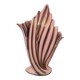 Superbe vase rose et or des années 1960 par SICAS, édition limitée. Fabriqué en Italie.