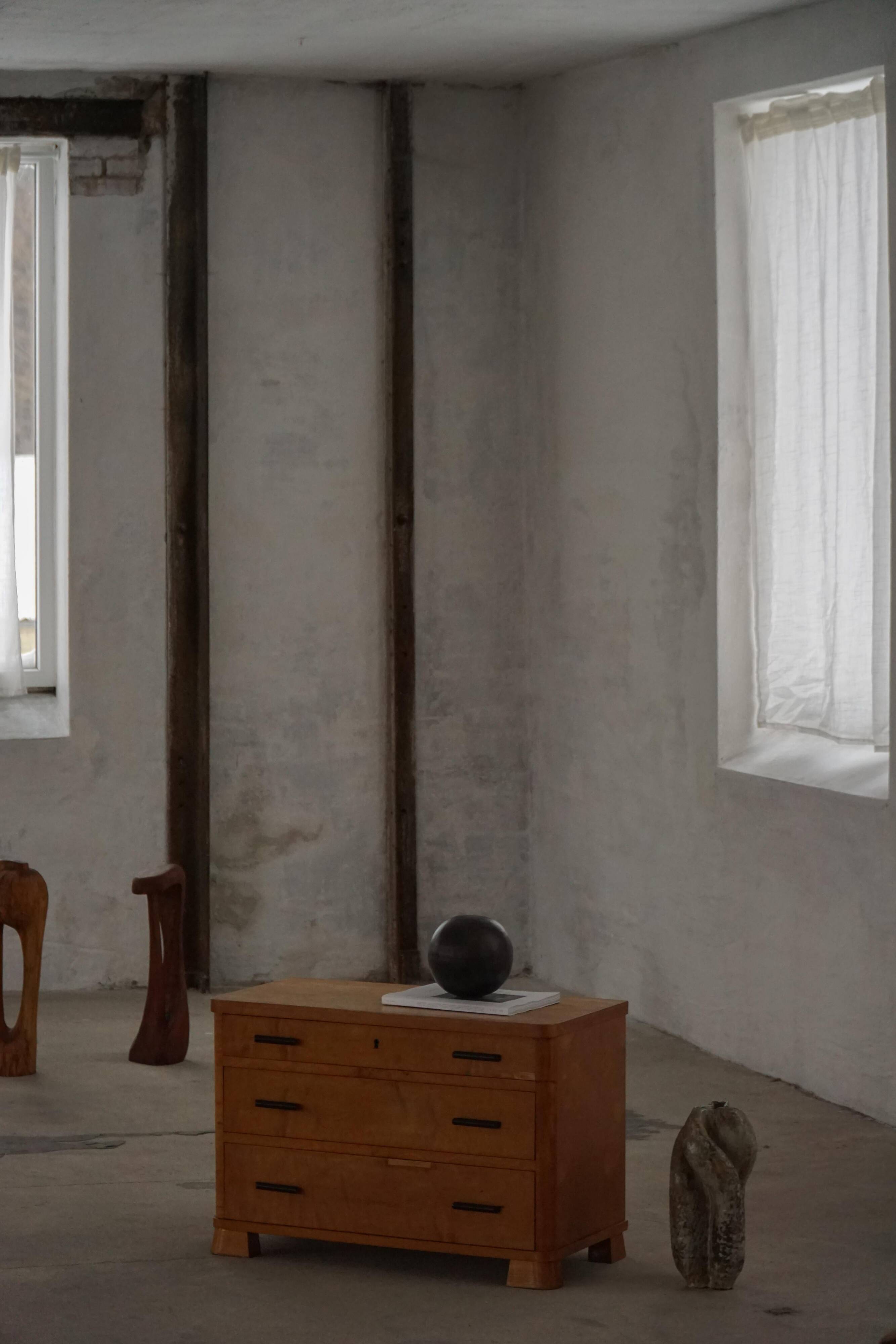 Scandinavian functionalism / Art Deco, Birch chest of drawers, 1930s–40s