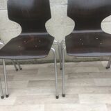 Set of 4 vintage chairs and Flottoto design