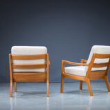 Teak Senator armchairs by Ole Wanscher