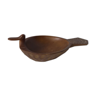 Wooden duck trinket bowl