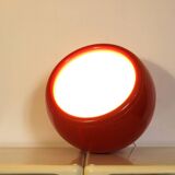 Artemide Pallade red lamp, 70s