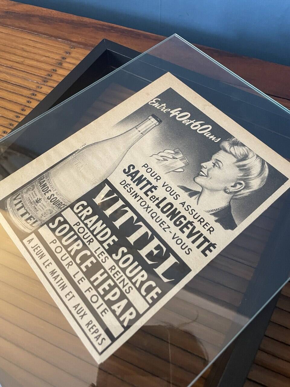 Vintage Advertising Vittel 1 Paris Match 1950 A5