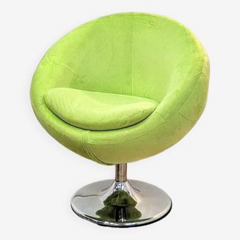 Designer green armchair