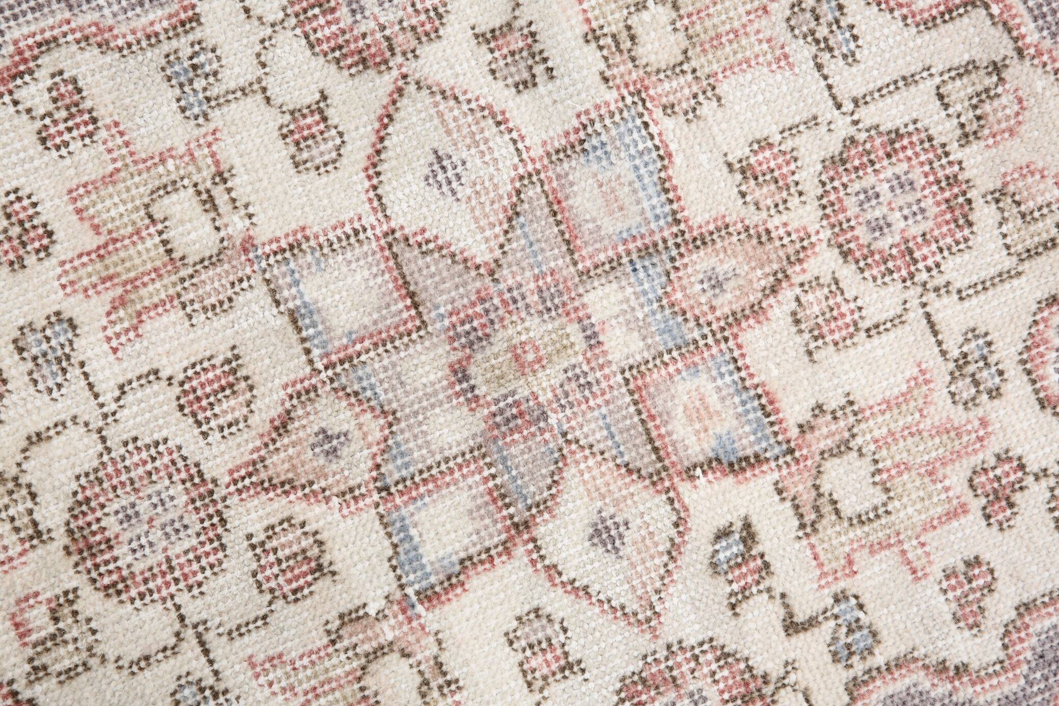 7x12 Sof Red & Beige Persian Rug, 201x351Cm