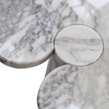 Angelo Mangiarotti Mid-Century Modern Serie Eros Marble Italian Side Table