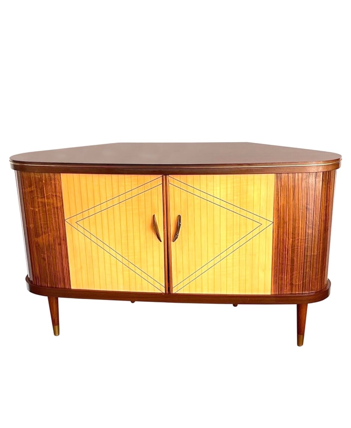 Sesame Bar multifunctional Dry Bar and Book Case with tambour doors