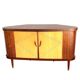 Sesame Bar multifunctional Dry Bar and Book Case with tambour doors