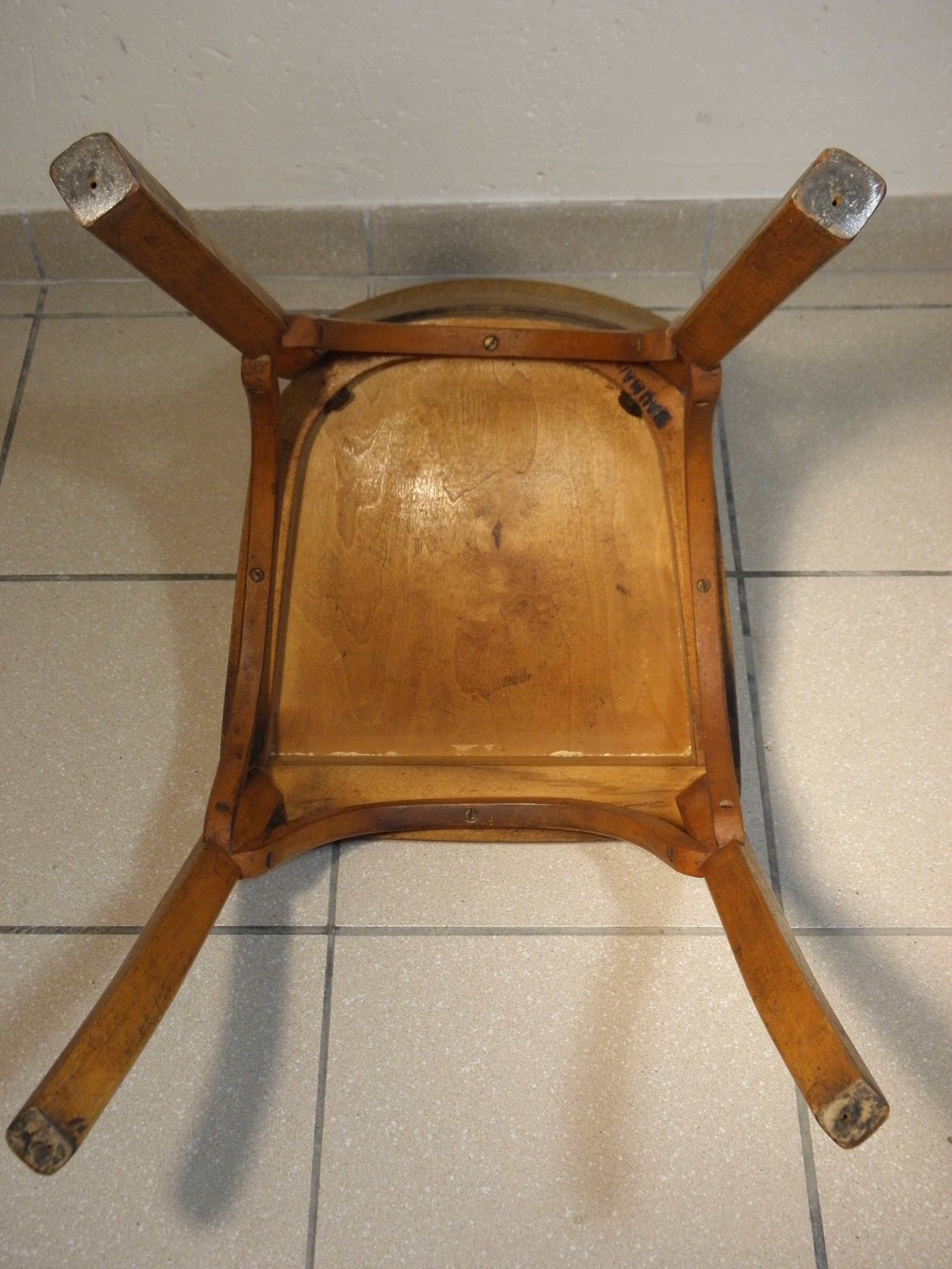 Baumann bistro chair from the 1950s