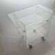 Dessert meuble TV Plexiglas David Lange