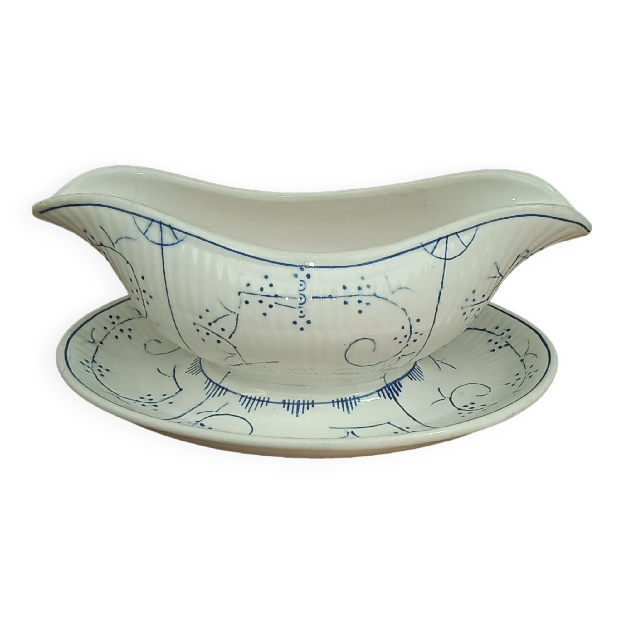 Gravy boat Boch and brothers la Louvière