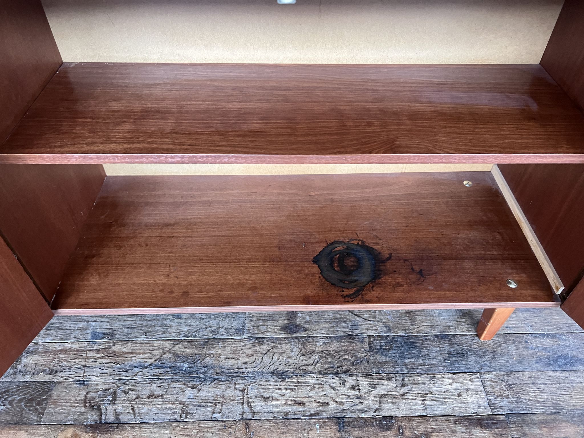 Vintage teak row from the 1960s