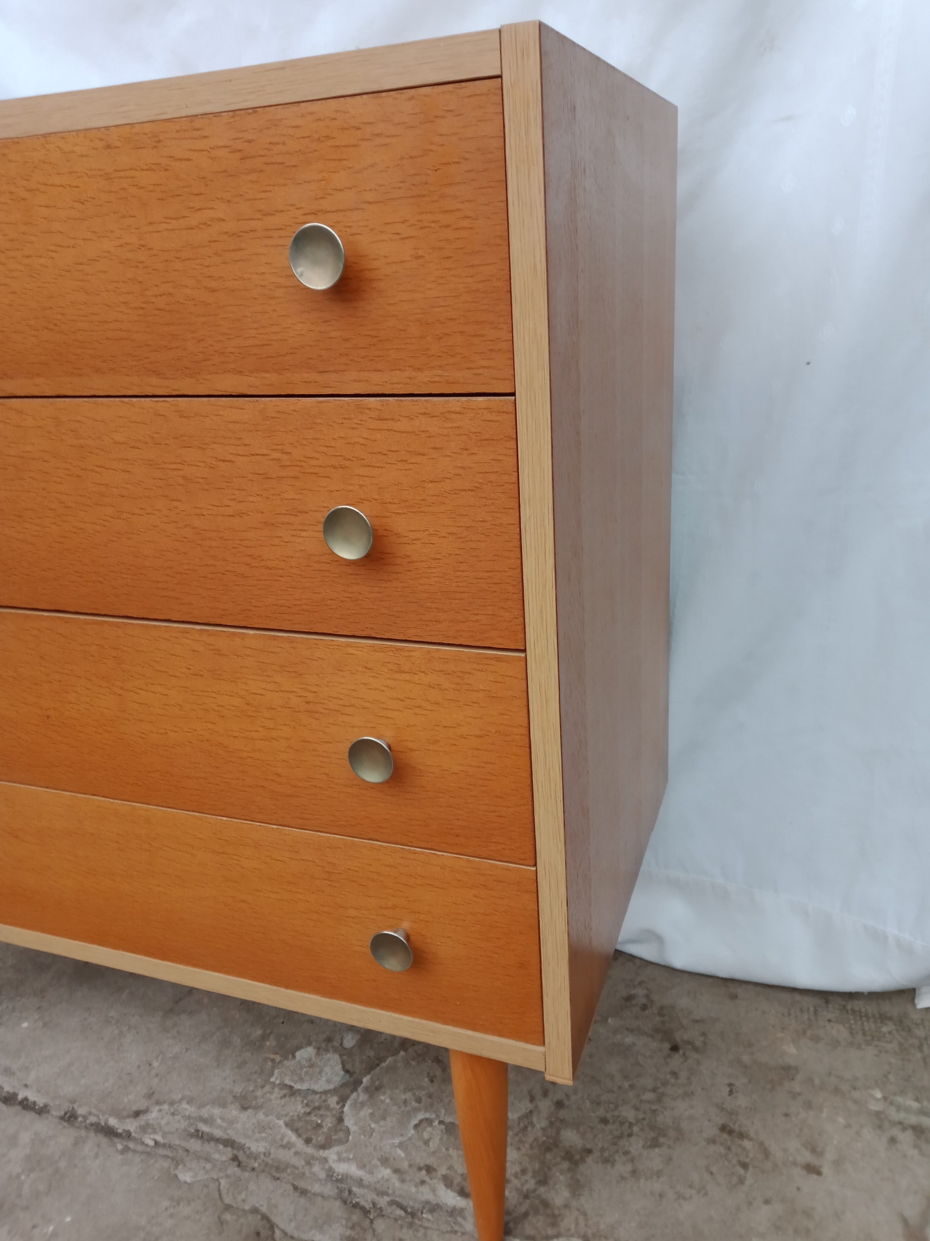 Vintage four-drawer chest of drawers
