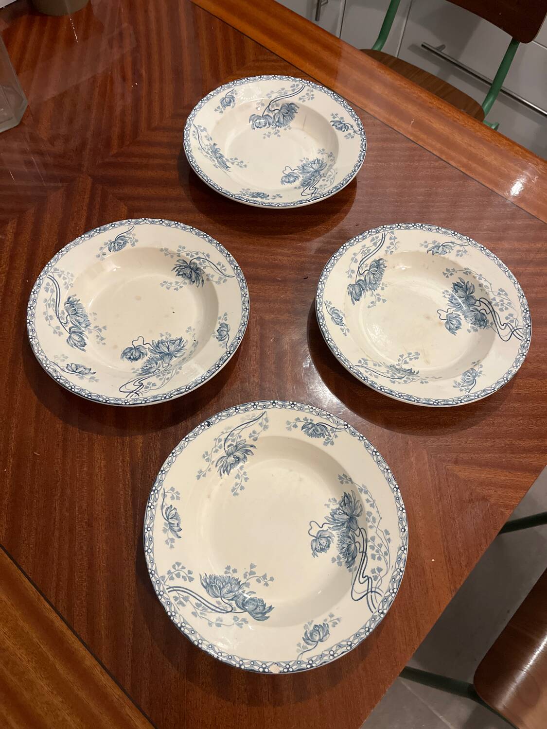4 Royal Plates U&C Sarreguemines