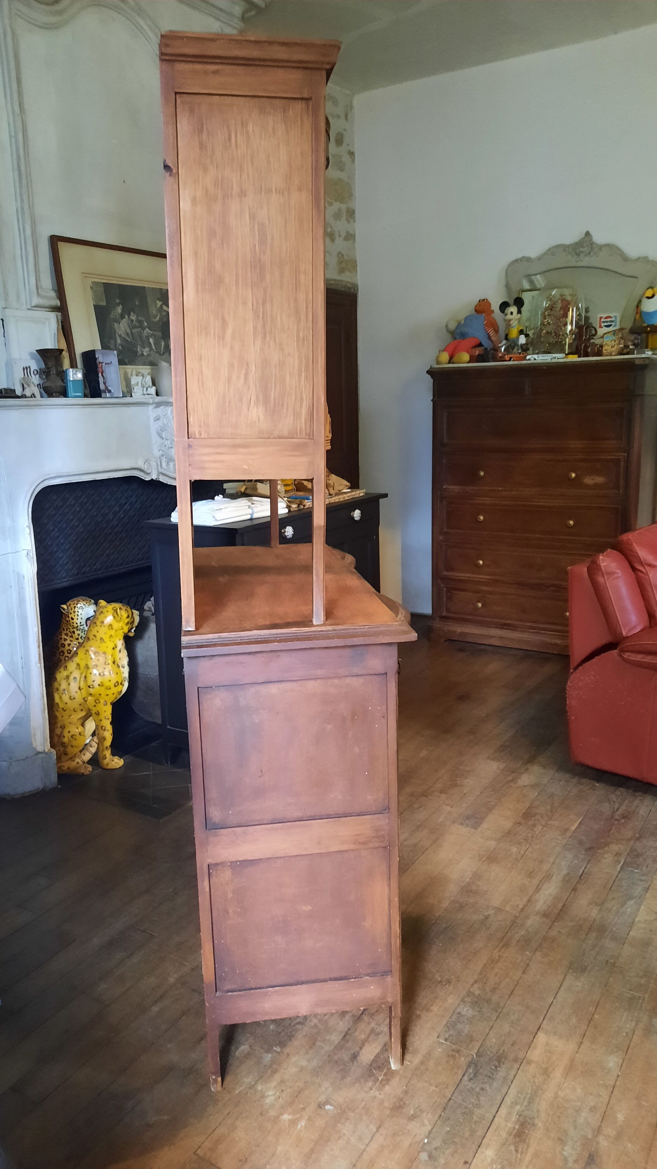 Two-body art deco style sideboard
