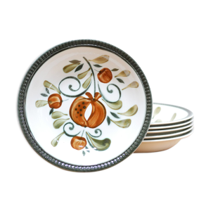 Série de 6 assiettes