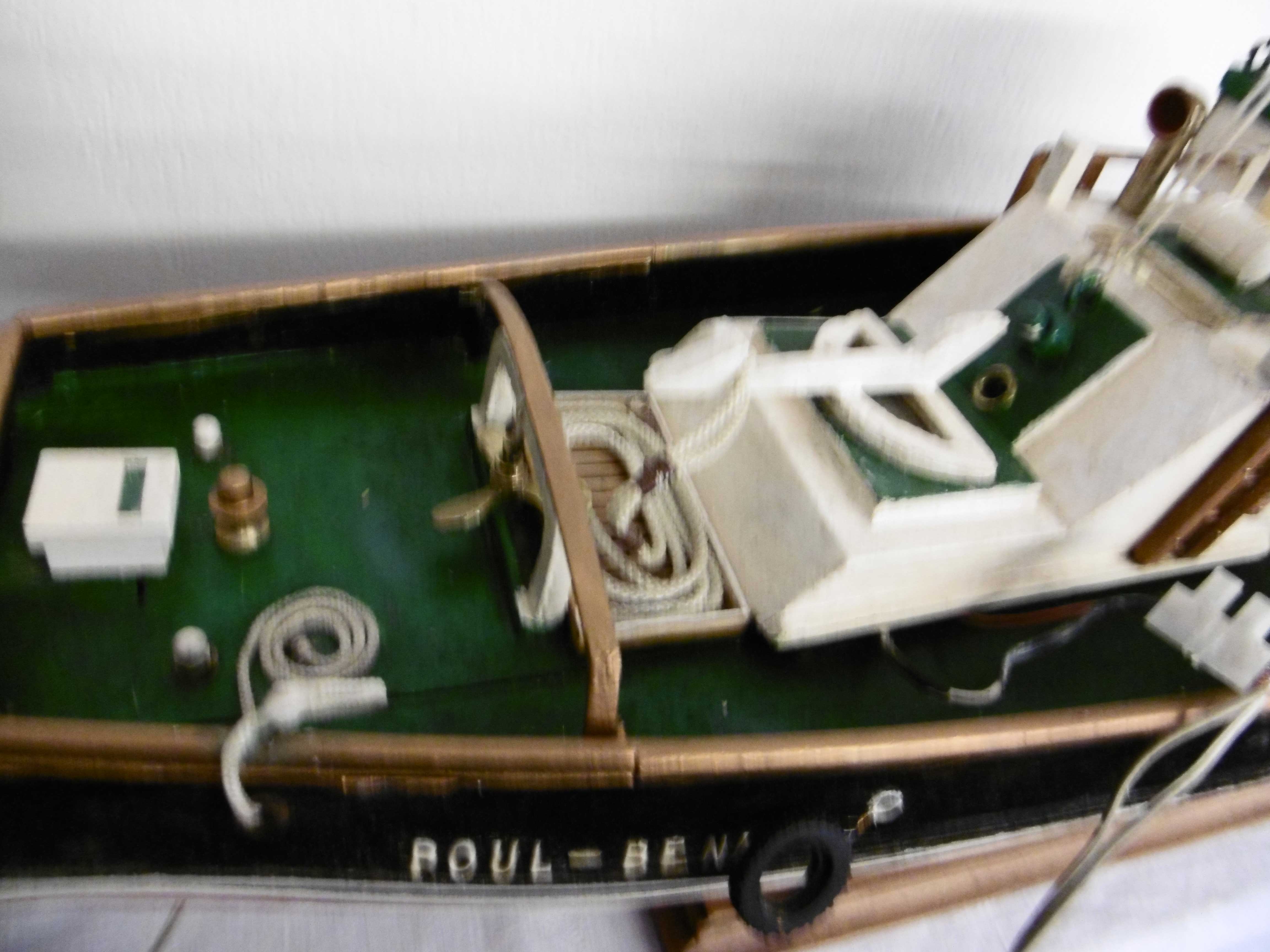 Maquette de bateau, remorqueur abeille 26