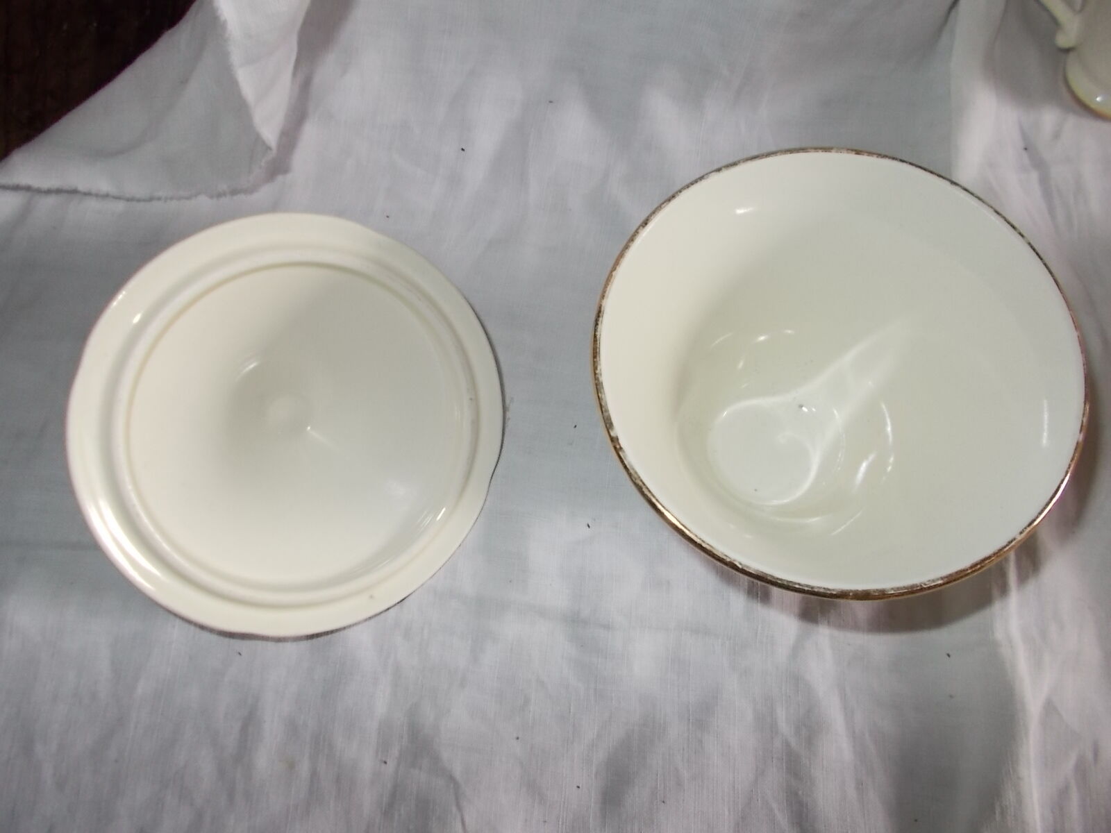 Coffee service or tea in faience Salins France