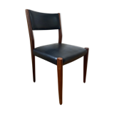 Scandinavian chair made of wood and skai