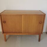 Danish sideboard, sliding doors, in oak