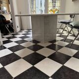 Carrara marble dining table