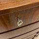 Commode haute en acajou danois vintage des années 1960.