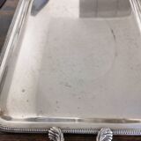 Silver metal tray