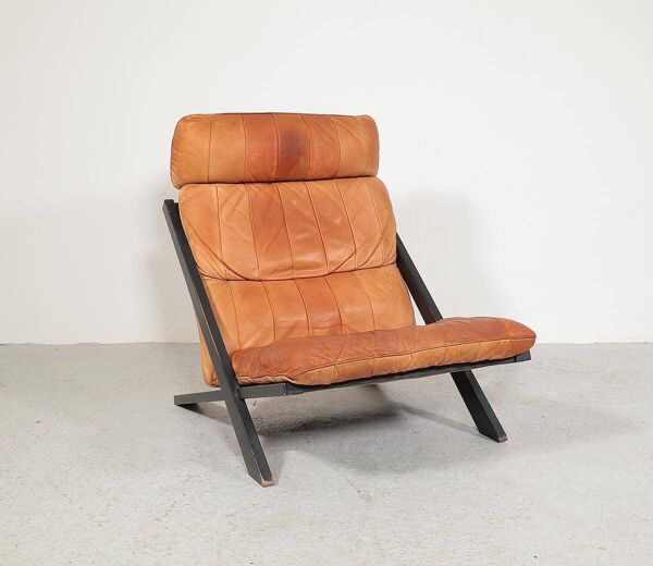 Fauteuil lounge De sede DS 80 par Ueli Berger, 1970