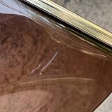 6 chaises pliantes en Plexiglas fumé et métal chrome Chaisor 1970