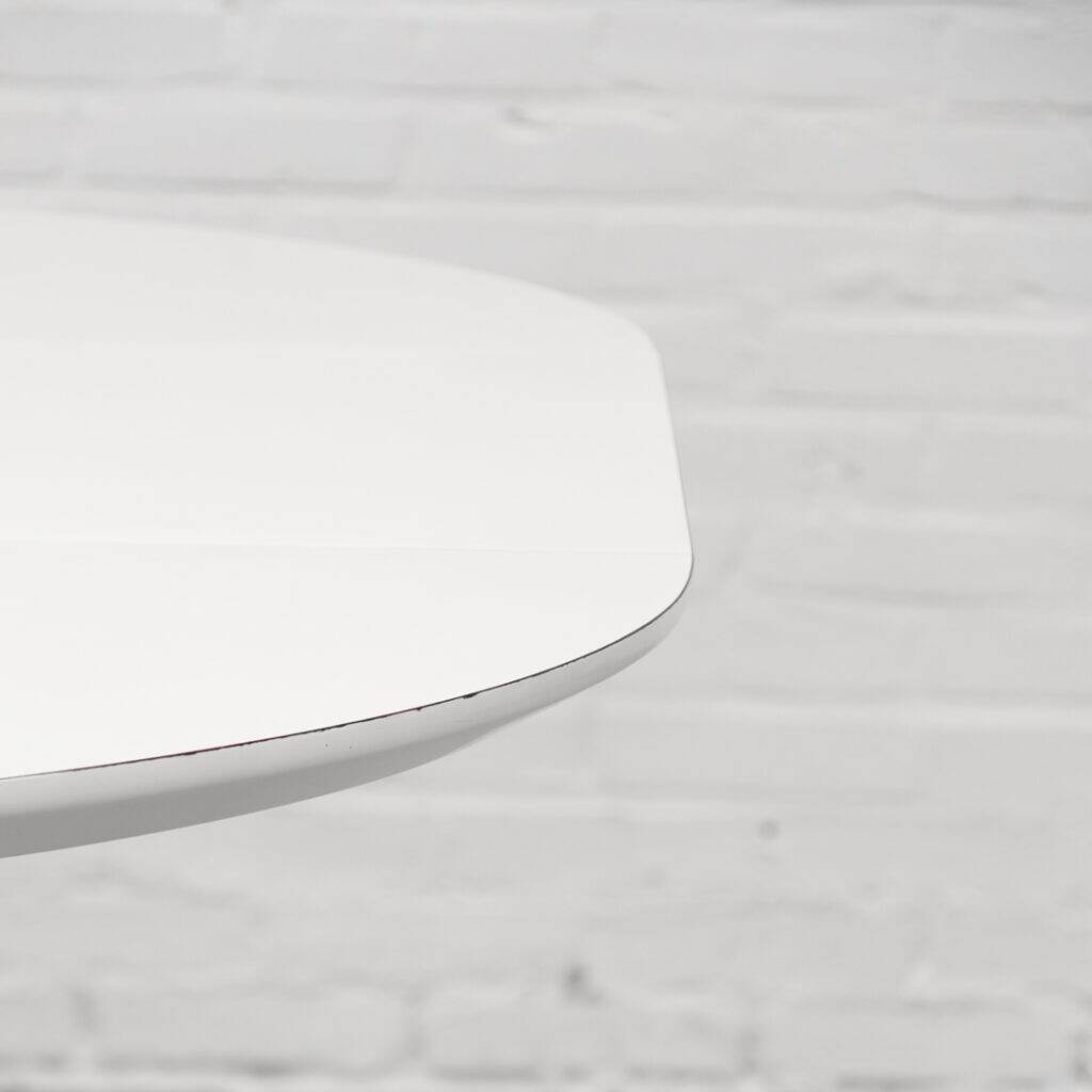 Extendable custom Knoll Tulip Dining Table, 1980