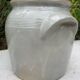 Light grey ceramic jar