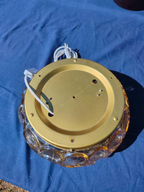 Hillebrand amber lamp 30cm