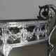 English silver table centerpiece