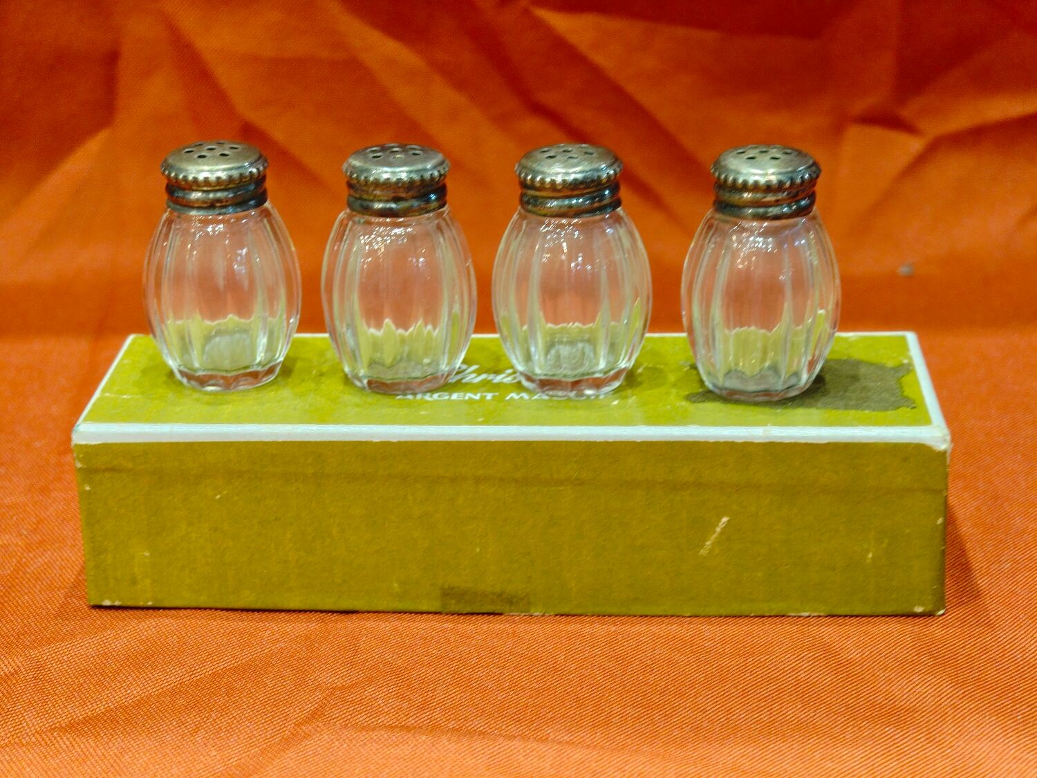 Salt and pepper shakers - Christofle silverware
