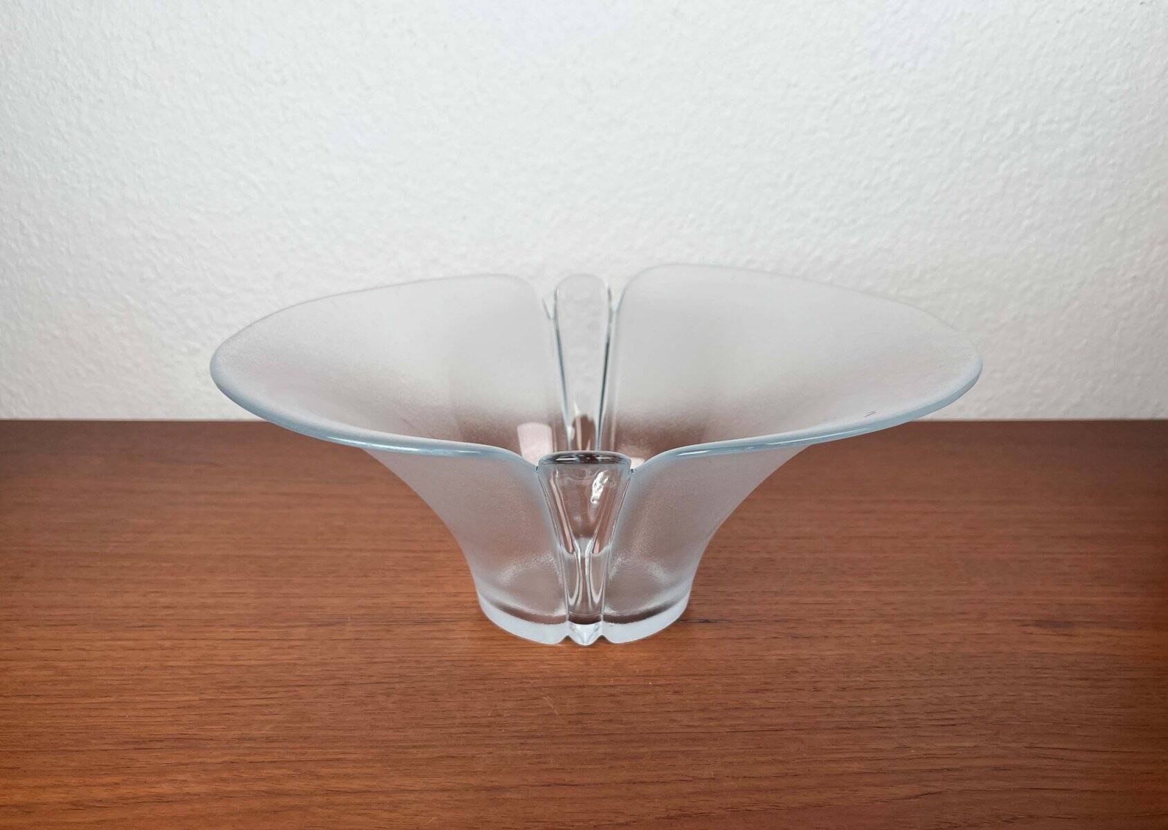 Vintage Danish glass bowl by Holmegaard, 1970s