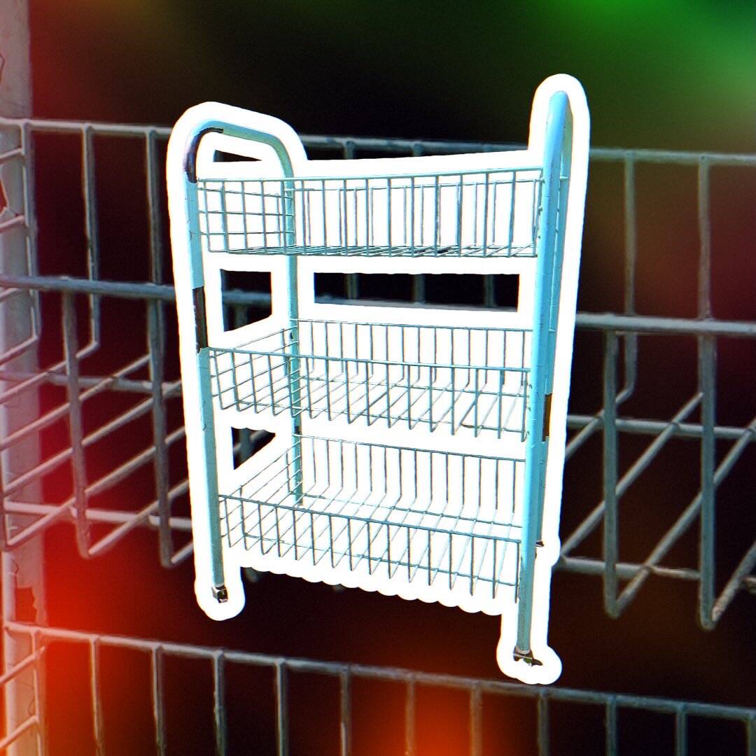 Vintage rolling trolley