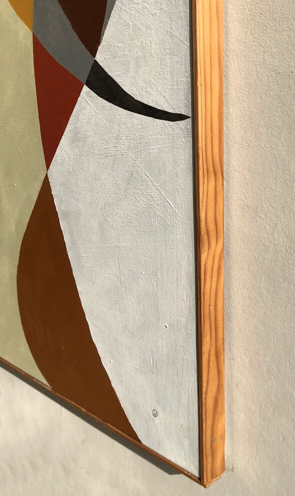 Abstract painting - oil on canvas - 93 x 74 cm