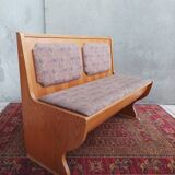 Vintage oak chest bench