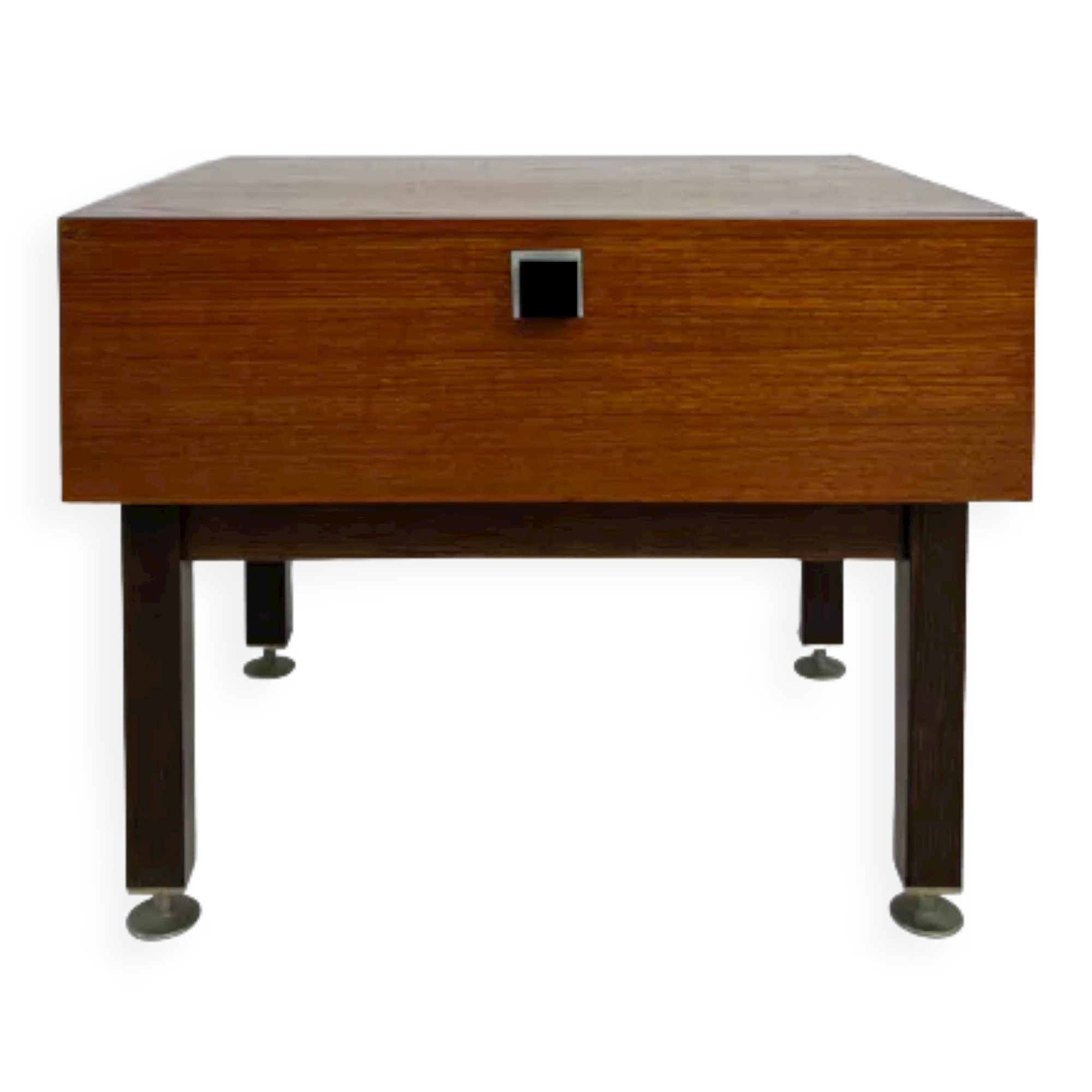 Teak bedside table 50s - 60s by CombinEurop