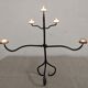 Wrought iron candlestick XIXth