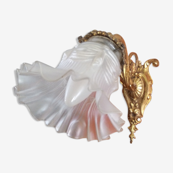 Simple sconce golden bronze style rococo