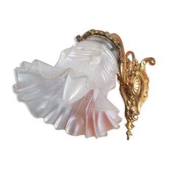 Simple sconce golden bronze style rococo