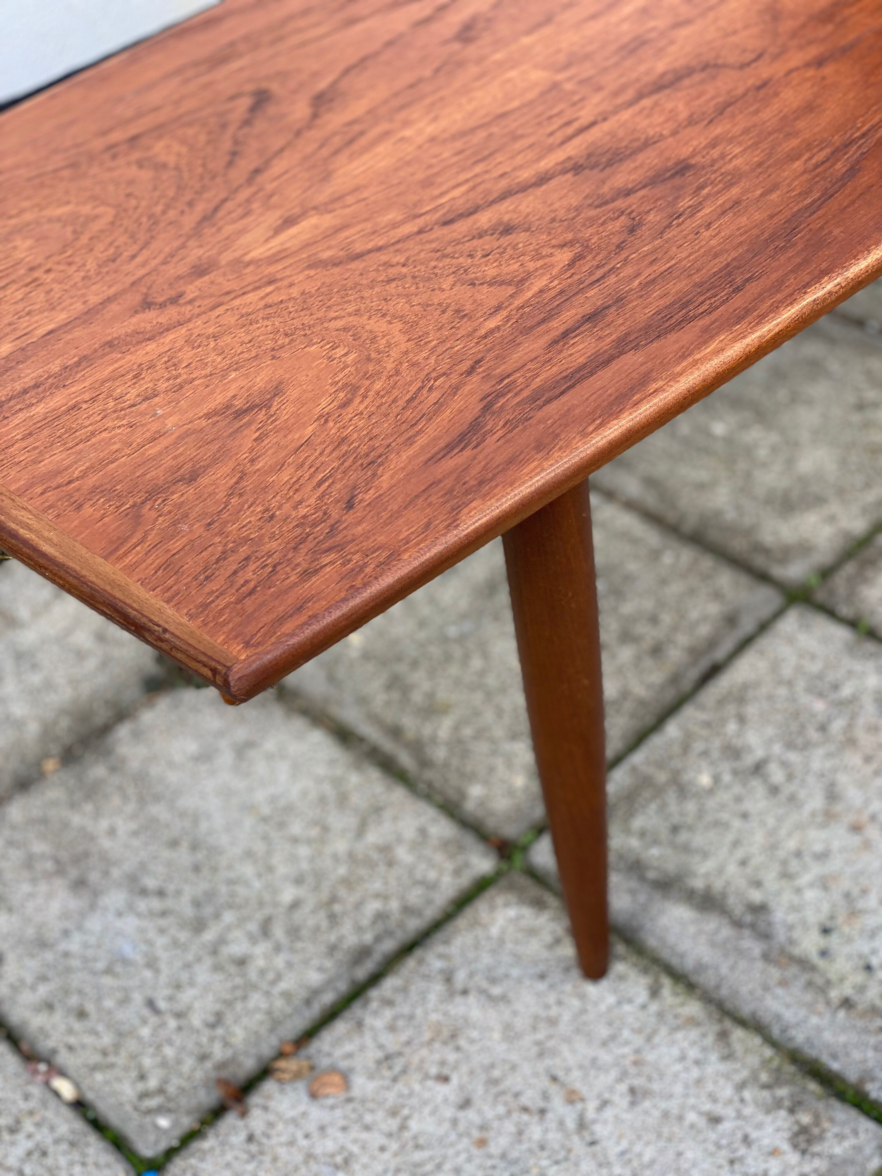 Vintage Danish Mid Century Teak Coffee Table