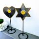 Pair of vintage candle holders
