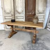 Raw bleached wood table
